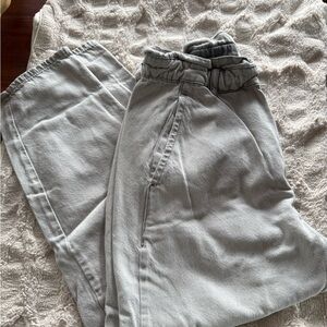 Zara Light Gray Denim Jeans